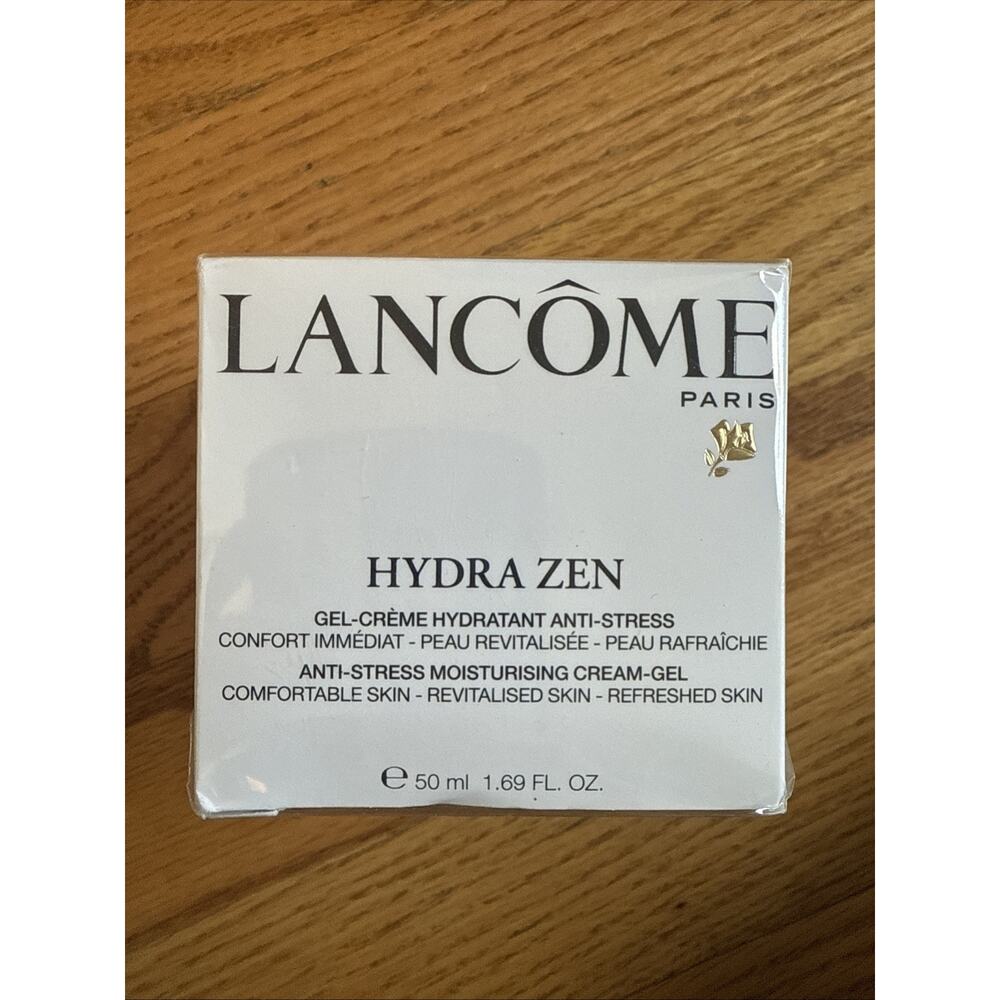 Lancome Hydra Zen Anti-Stress Moisturizing Cream Gel 1.69 Fl Oz Sealed - Picture 2 of 5